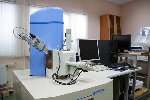 Scanning electron microscope JEOL JSM-6510LV.