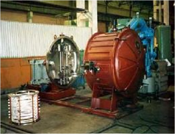 Vacuum furnace for casting with bottom casting mold (Electromekhanica, Rzhev)